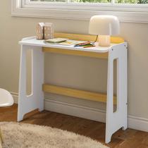 Escrivaninha Petit Casatema 94cm MadeiraOriginals Branco E Mel Escrivaninha Petit Casatema 94cm MadeiraOriginals Branco E Mel
