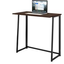 Escrivaninha Portátil Dobrável Escritório Para Notebook Estilo Industrial Tampo MDF 80 CM Escrivaninha Portátil Dobrável Escritório Para Notebook Estilo Industrial Tampo MDF 80 CM