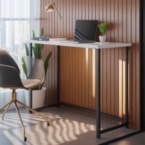 Escrivaninha Portátil Industrial Multiuso Dobrável Articulada Estudo MDF Branca