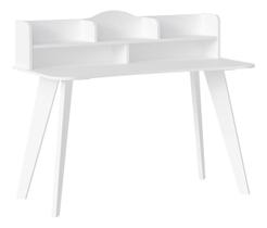 Escrivaninha Retangular Madeira Branco 120x99x60cm - Viena Colorido