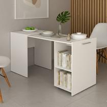 Escrivaninha Retrátil Mesa Escritório ME4170 54cm Branco