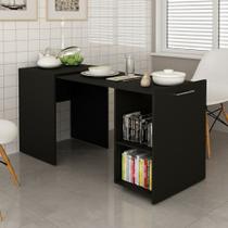 Escrivaninha Retrátil Mesa Escritório ME4170 54cm Preto Escrivaninha Retrátil Mesa Escritório ME4170 54cm Preto