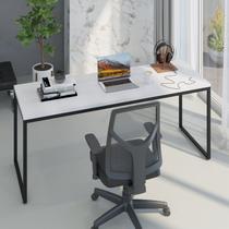 Escrivaninha Studio e 180cm Industrial Branco Chess E Preto Escrivaninha Studio e 180cm Industrial Branco Chess E Preto