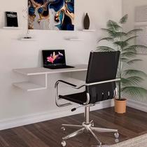 Escrivaninha Suspensa Com 4 Prateleiras Quarto Home Office Estudos