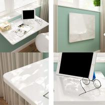 Escrivaninha Suspensa Dobrável Mesa de Estudo para Quarto 60cm x 30cm Compacta