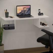 Escrivaninha Suspensa Home Office Estudos Compacta