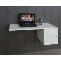 Escrivaninha Suspensa Mesa Para Computador Ou Notebook Escritório Branco Escrivaninha Suspensa Mesa Para Computador Ou Notebook Escritório Branco