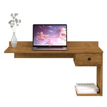 Escrivaninha Suspensa para quarto e escritorio Com Gaveta Para notbook 90CM