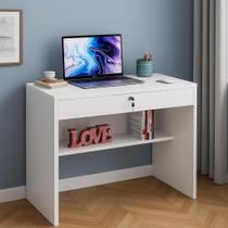 Escrivaninha Tesla Para Escritoria, Home Office, Estudo Com Gaveta e Chaves. Escrivaninha Tesla Para Escritoria, Home Office, Estudo Com Gaveta e Chaves.