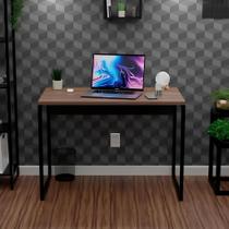 Escrivaninha Versátil Para Home Office Industrial Com Espaço Para Estudo e Trabalho