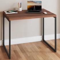 Escrivaninha Versátil Para Home Office Industrial Com Espaço Para Estudo e Trabalho