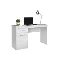 Escrivaninha Vitória Branco 120 cm com Gaveta para Escritório Quarto - Demóbile Escrivaninha Vitória Branco 120 cm com Gaveta para Escritório Quarto - Demóbile