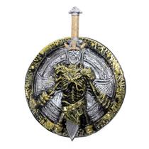 Escudo Com Espada De Plástico Caveira Abrakadabra Fantasias Escudo Com Espada De Plástico Caveira Abrakadabra Fantasias