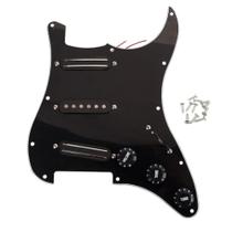 Escudo completo guitarra STR HSH captador Mini HUMBUCKER BK