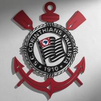 Escudo Corinthians Em Alto Relevo 60x55cm Corinthians Escudo Corinthians Em Alto Relevo 60x55cm Corinthians