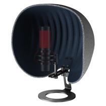Escudo de Isolamento de Microfone Aokeo 2024 - Protetor 360° para Estúdio - Compatível com Blue Yeti, Snowball iCE, HyperX QuadCast e mais