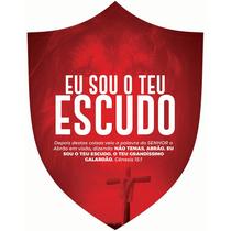 Escudo de Papel Eu Sou Teu Escudo - 100 Unidades