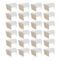 Escudo de privacidade ondulado Flipside, 46 x 122 cm, branco, pacote 24 Escudo de privacidade ondulado Flipside, 46 x 122 cm, branco, pacote 24
