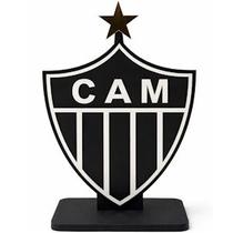 Escudo Galo Atlético Mineiro Enfeite de Mesa em MDF Grande