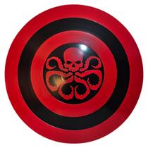 Escudo Geek Capitão Hydra Para Parede Colecionável De Metal