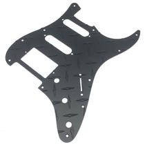 Escudo guitarra strato HSS Piso de ônibus Preto Rock