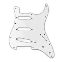 Escudo Guitarra Strato Para 3 Singles Spirit - X200 White