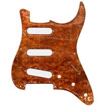 Escudo guitarra stratocaster 3 single 8 furos OAK quilted - SPIRIT
