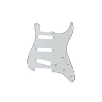 Escudo Guitarra Stratocaster SSS 3 Camadas Dolphin Branco Escudo Guitarra Stratocaster SSS 3 Camadas Dolphin Branco