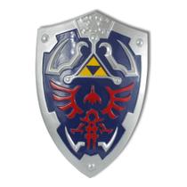 Escudo Hylian Shield Legend Of Zelda Azul Em Resina Escudo Hylian Shield Legend Of Zelda Azul Em Resina