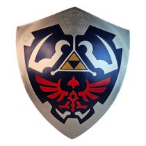 Escudo Hylian Shield Zelda Para Coleção E Cosplay Em Metal Escudo Hylian Shield Zelda Para Coleção E Cosplay Em Metal