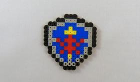 Escudo Link - The Legend of Zelda - Figura Pixel Art
