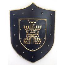 Escudo Medieval de parede em fibra KG New Castle 62 x 47