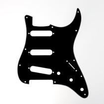 Escudo Para Guitarra Am Strat SSS Preto 3P Spirit 100-BK