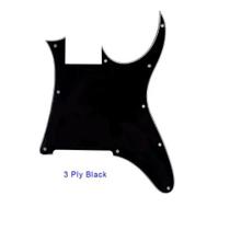 Escudo Para Guitarra Ibanez RG Preto Sem furo 3 ply Escudo Para Guitarra Ibanez RG Preto Sem furo 3 ply