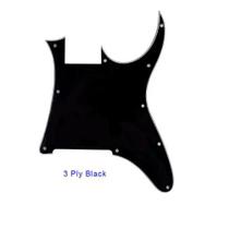 Escudo Para Guitarra Ibanez RG Preto Sem furo 3 ply - Ronsani