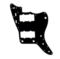 Escudo Para Guitarra Jazz Master HH Preto 3ply Escudo Para Guitarra Jazz Master HH Preto 3ply