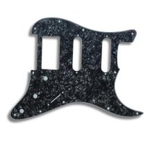 Escudo Para Guitarra Strato Hss Black Pearl Perolado 4Ply