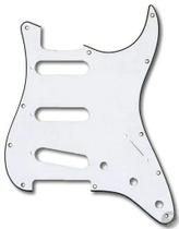 Escudo para guitarra stratocaster 3 single branco