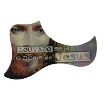 Escudo Para Violão Hoot Gospel - Louvado Seja o Nome de Jesus