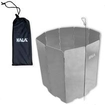 Escudo Protetor Parede Corta Vento Fogareiro Aluminio Kala Escudo Protetor Parede Corta Vento Fogareiro Aluminio Kala