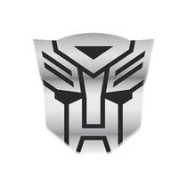 Escudo Transformers Cromado