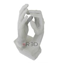 Escultura A Catedral Mãos De Rodin 20cm - R3D