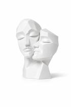 Escultura Abstrata Escritório Estátua Rosto Abstrato Arte Cor:Branco Escultura Abstrata Escritório Estátua Rosto Abstrato Arte Cor:Branco