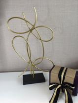 Escultura Abstrata Laços 49CM Escultura Abstrata Laços 49CM