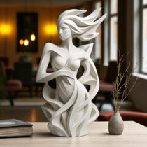 Escultura "Alma Fluida" - Figura Feminina em formas abstratas