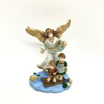 Escultura Anjo da Guarda 7 cm Verde em resina Escultura Anjo da Guarda 7 cm Verde em resina