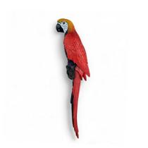 Escultura Arara 70cm em Gesso Decoração de Parede Pintura Exclusiva Impecável AVB DECOR