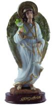 Escultura Arcanjo Gabriel 14 cm resina