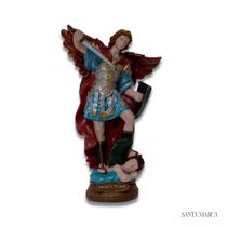 Escultura arcanjo sao miguel classica santa marca
