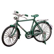 Escultura: bicicleta retrô, PVC, estilo anos 80, decoração de mesa de 18 cm